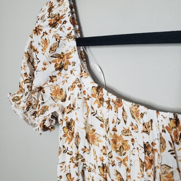 SKYLAR MADISON Telluride Autumn Foliage Floral Mini Dress - Picture 2 of 8